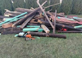 Drzewo z dachu opałowe