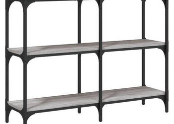 Stolik konsolowy szary dąb sonoma 100x29x75 cm WM-834103