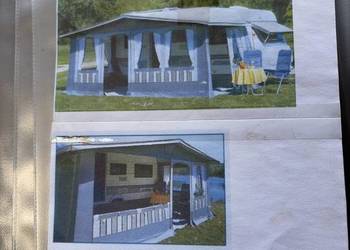 Przedsionek, namiot przyczepiony kempingowej.