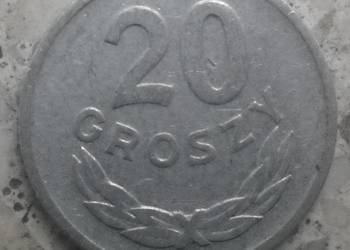 POLSKA-20 GROSZY-1961 r (b.z.)-AL-