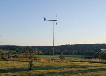 Maszt 6m do turbiny wiztrowej z odciągami