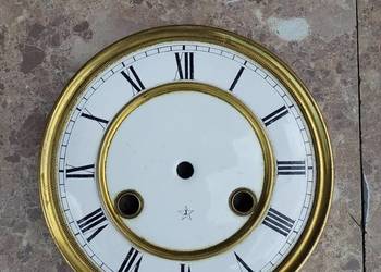 589 Tarcza zegara ściennego Junghans sygnatura XIXw 14,5cm 56,5/32