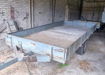 Przyczepa sadownicza jednoosiowa