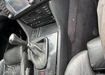 Tunel skórzany bmw e39 Montana skóra czarny czarna