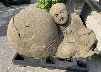 Śpiący Budda, Buddha Rzeźba z litego kamienia 100cm długości