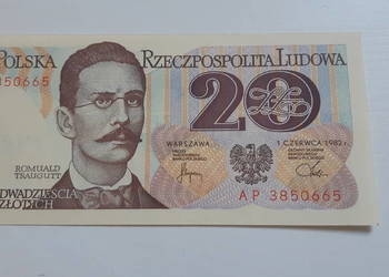 20 zł 1988 AP UNC  Romual Traugutt