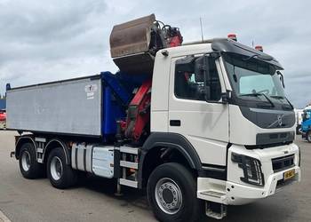 Wywrotka 6x6 bordmatic z dzwigiem Volvo FM