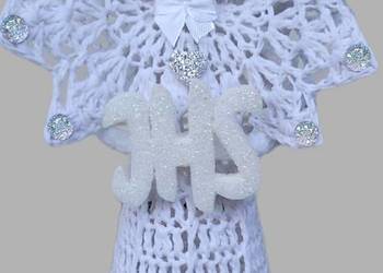 Aniołek ręcznie wykonany -pamiątka pierwszej komunii