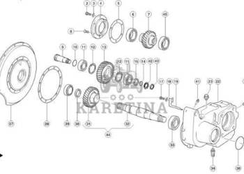 Claas Lexion 560 570 Przekładnia Rozdzielająca Kompletna Skrzynia Dzwon 00…