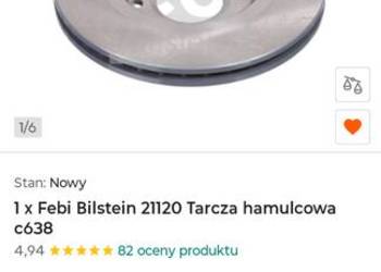 Tarcze hamulcowe klocki Peugeot Citroen