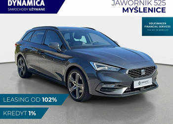 Seat Leon Sportstourer VAT 23% FR 2.0TDI 150KM DSG 2020/21 r., Salon PL I …