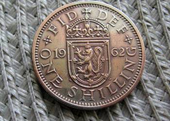 Wielka Brytania 1 Szyling 1962r - Herb Szkocji