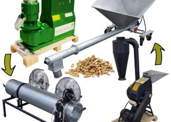 MASZYNY DO PRODUKCJI PELETU Z BIOMASY Peleciarka 11kW Wolnoobrotowa
