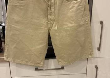 Spodnie Szorty Jeans Beżowe Męskie REVIEW BASIC WEAR rozm M