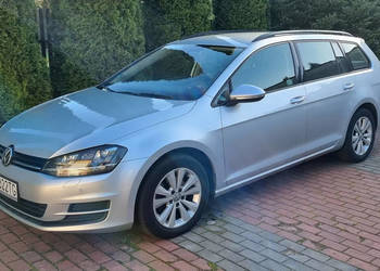 VW Golf 1.6TDi 110KM automat DSG, grzane fotele, bixenony, kombi, salon PL