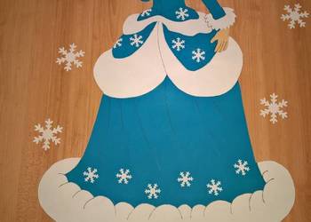 Dekoracje dwustronne okienne o tematyce zimowej tel: 504 102 444