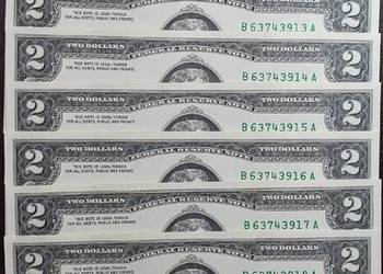 12 x 2 Dolary USA T. Jefferson 2017 r. - seria A - men. B-New York