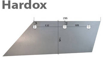 Lemiesz 300hektarów HARDOX 18117/L części do pługa RUMPTSTAD