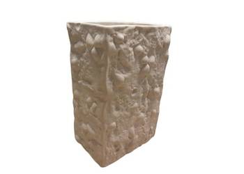 Porcelanowy wazon biskwitowy muszle