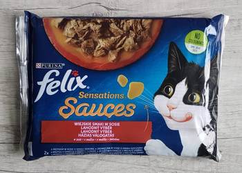 Felix Sensations mokra karma dla kota wiejskie smaki w sosie 4x85g