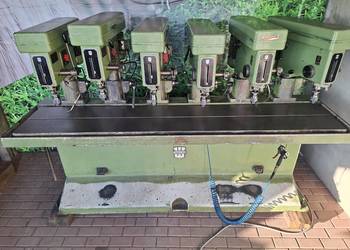 Wiertarka Szeregowa Wielowrzecionowa WÖRNER B13 - 6 szt.+Stół