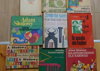 Kultowe książki Adama Słodowego i z serii "Młody Konstruktor" – Zestaw PRL