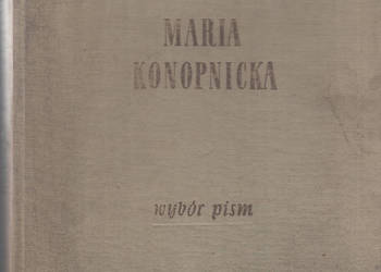 (02078) WYBÓR PISM – MARIA KONOPNICKA
