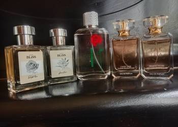 Zestaw 5 Perfum Damskich - Scent Bliss, Yakira, The Rose (50ml i 100ml)