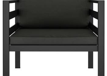 vidaXL Fotel z poduszkami, aluminium, antracytowy(SKU:49241)