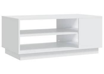 Stolik kawowy biały 102x55x43 cm materiał drewnopochodny WM-810280