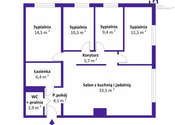 Oferta sprzedaży mieszkania Katowice Nadgórników 98.57m2 5 pokoi