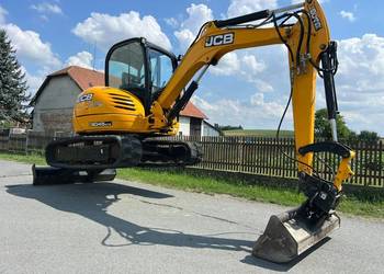 koparka JCB 8045 ZTS+3 łyżki w zestawie