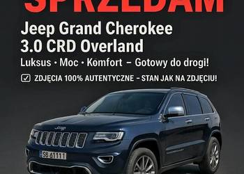 JEEP GRAND CHEROKEE 3.0 CRD 2015r. Niski przebieg. VAT23%. OKAZJA!