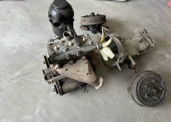Silnik, zespół napędowy z pierwszego roku produkcji Syrena 104