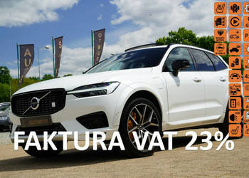 Volvo XC 60 RECHARGE panorama 4x4 ful led SKÓRA kamery pneumatyka WENTYLAC…
