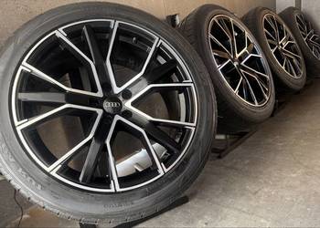 20 cali Audi SQ5 Q5 felgi koła komplet z oponami 5x112 ET33 9J