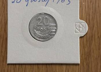 Moneta 20 groszy 1963