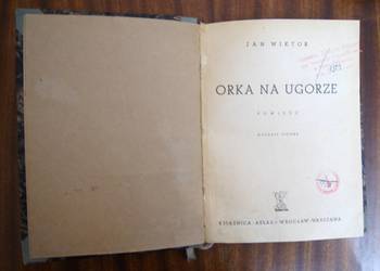 Jan Wiktor - Orka na ugorze - 1947