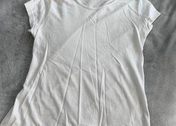 T-shirt / koszulka / bluzka z krótkim rękawem czysta - biała