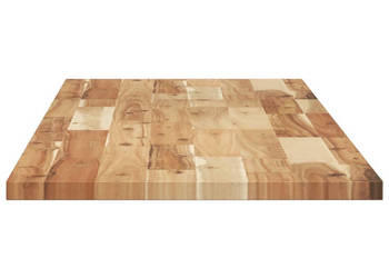 Blat do stołu prostokątny 140x40x2 cm lite drewno akacjowe WM-4008816