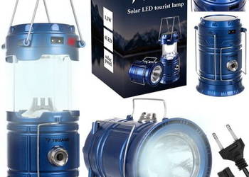 Lampka turystyczna solarna LED