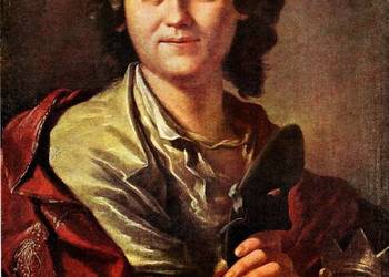 Anton Łosienko Portret Wołkowa 1763 r. reprodukcja