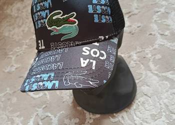 Czapka z daszkiem, bejsbolówka Lacoste - regulacja na klips