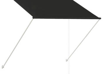 Markiza zwijana 150 x 150 cm antracytowa WM-143758