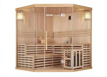Sauna fińska HomeDeluxe 2-6 osobowa piec Harvia SUPER CENA!