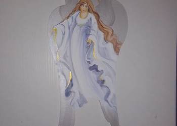 Anioł Stróż ręcznie malowany