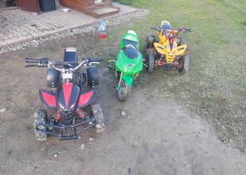 Pakiet 3szt pocket bike quad 50 ścigacz 50 dla dzieci