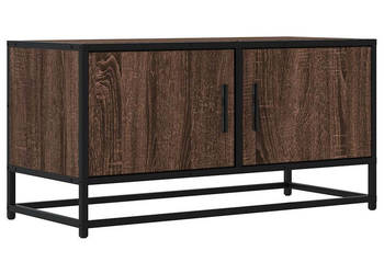 Szafka pod telewizor brązowy dąb 80x345x40 cm WM-848828