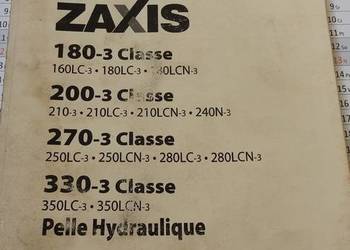 Instrukcja Hitachi ZAXIS 180-3 200-3 270-3 330-3