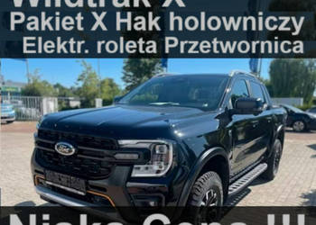 Ford Ranger Wildtrak X 205KM 4x4 Roleta elektr. Kamera 360 Pakiet X Hak 27…